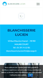 Mobile Screenshot of blanchisserie-lucien-idf.com