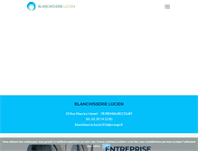 Tablet Screenshot of blanchisserie-lucien-idf.com